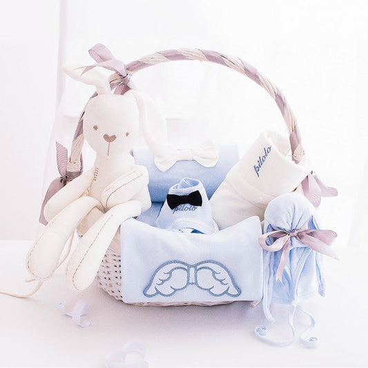 6PCS Adorable Newborn Baby Angle Bunny Rabbit Gift Boxed Outfits - dianjiang-