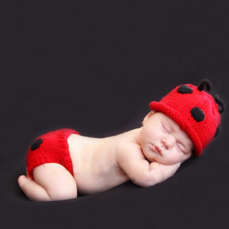 Newborn Photography Baby Wool Knitted Apparel Set - dianjiang-