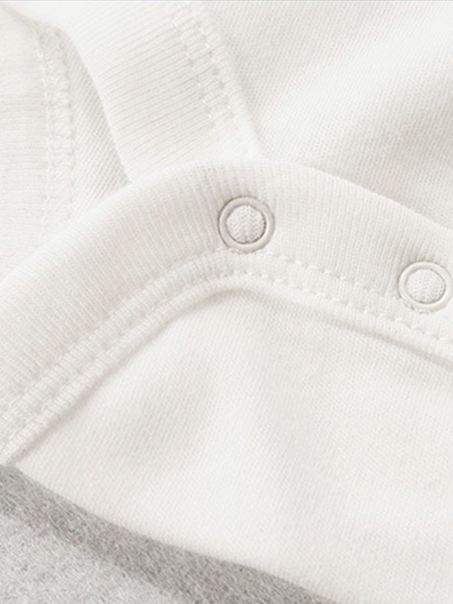 Baby Jumpsuit Cartoon Cat Short Sleeve Triangle Robe - dianjiang-