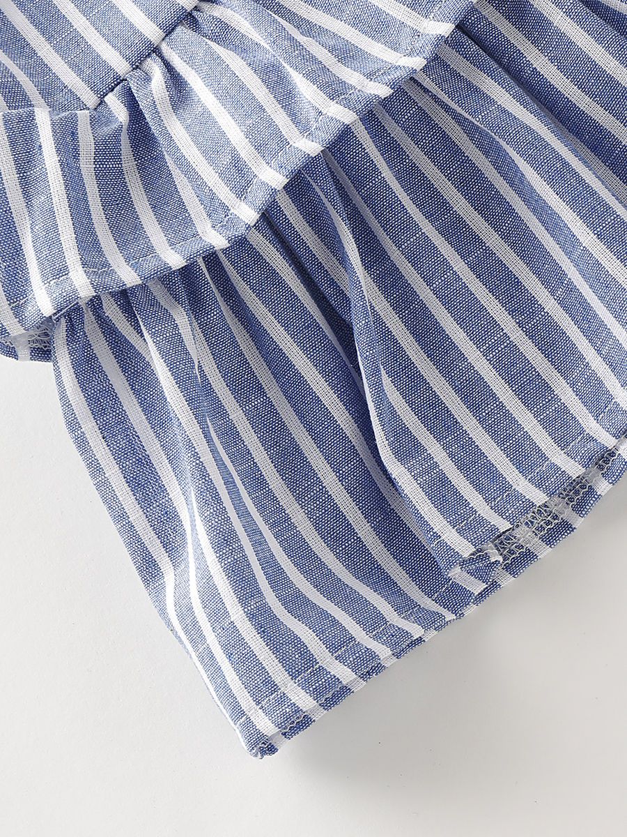 3-Piece Baby Toddler Outfit Suspender Top+Pants+Headband - dianjiang-