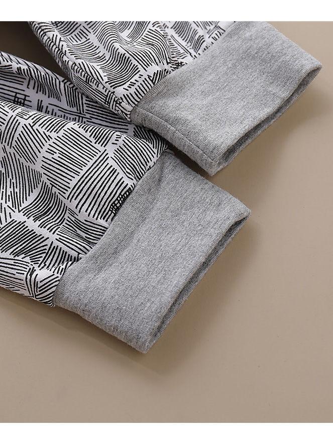 3-Piece Fall Baby Boy Outfit Shark Onesie + Pants+Hat - dianjiang-