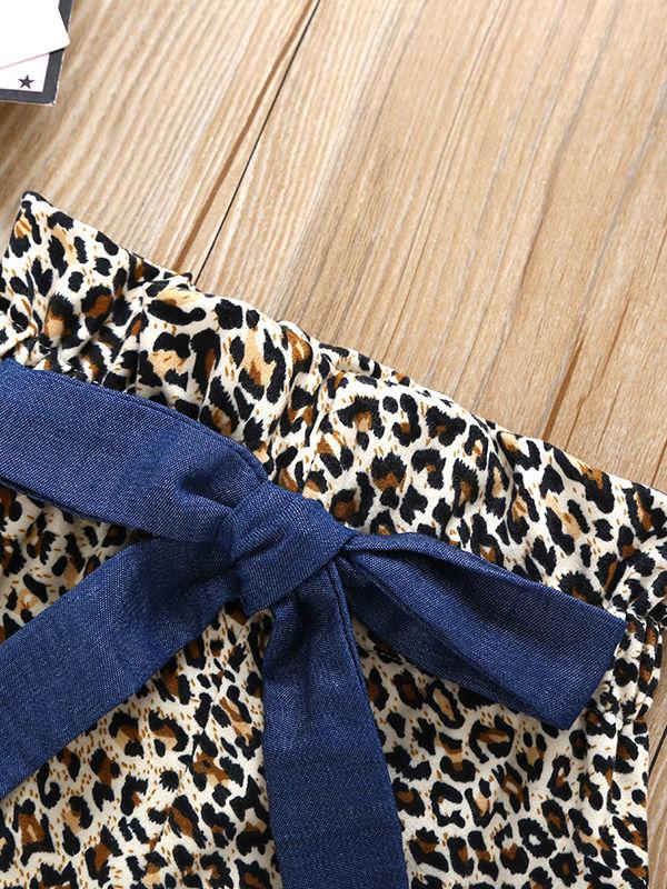 Fashion 3-Piece Clothes Set Bodysuit+Bow Short Pants +Headband For Infant Girl - dianjiang-