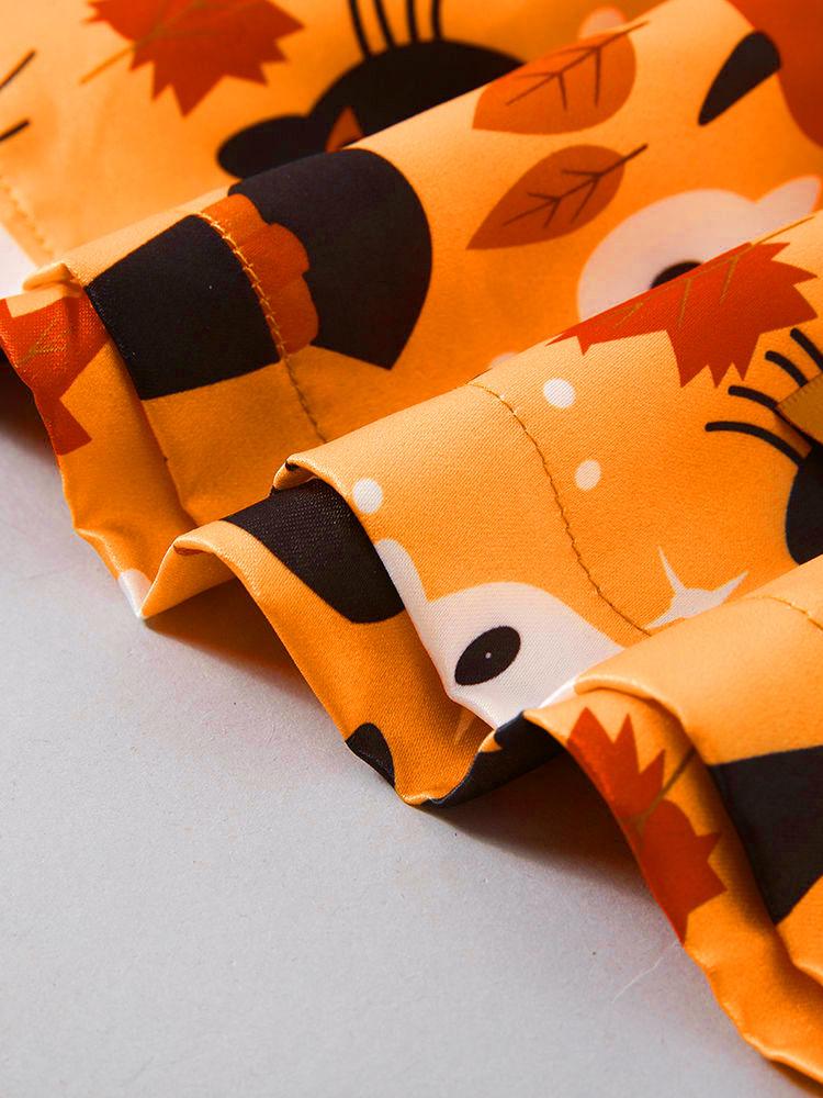 3-Piece Halloween Theme Clothes Set T-shirt+Skirt+Headband - dianjiang-