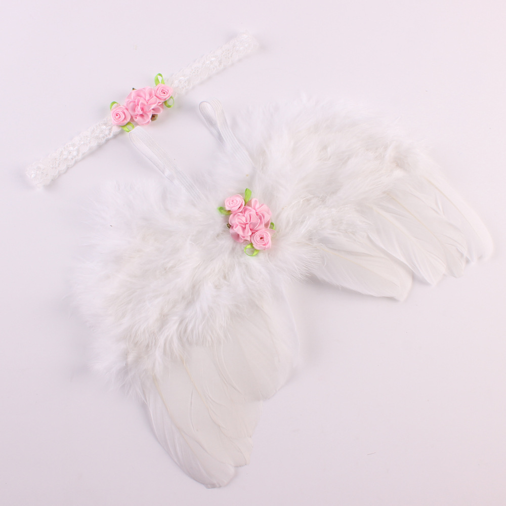 Baby Angel Wings Hair Accessories Hair Band Shooting Suit - dianjiang-