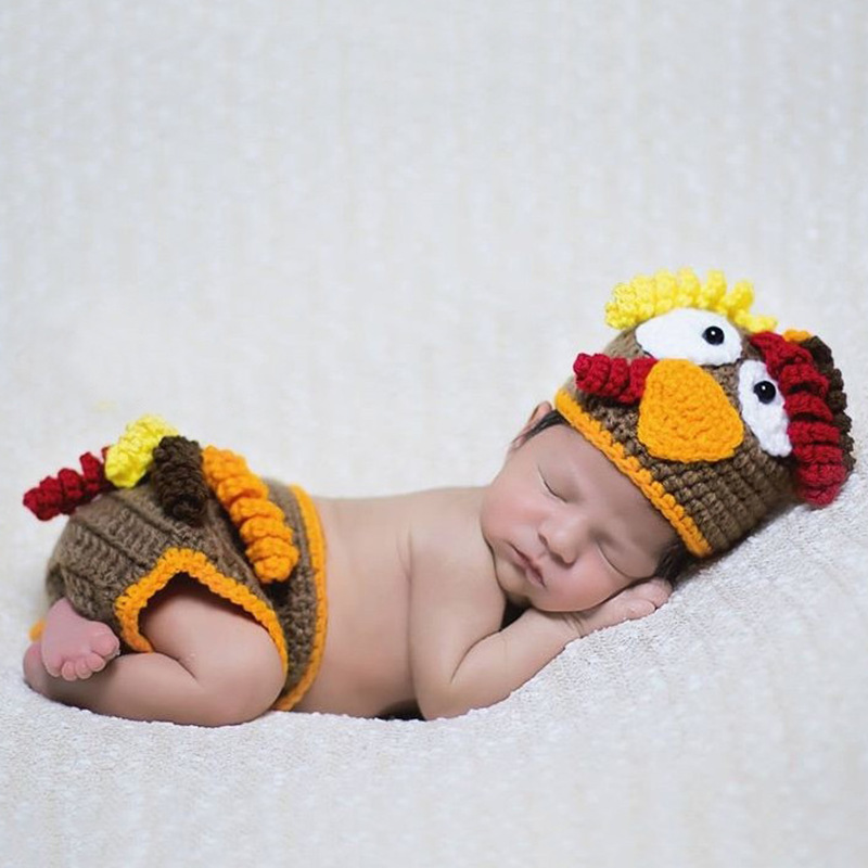 Baby Taking Pictures Of Chick-Shaped Woolen Knitted Apparel - dianjiang-