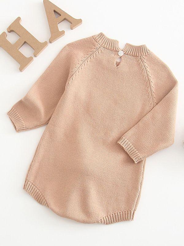 3D Bunny Pattern Knit Onesie Easter Spanish Style Baby Clothes Spring - dianjiang-