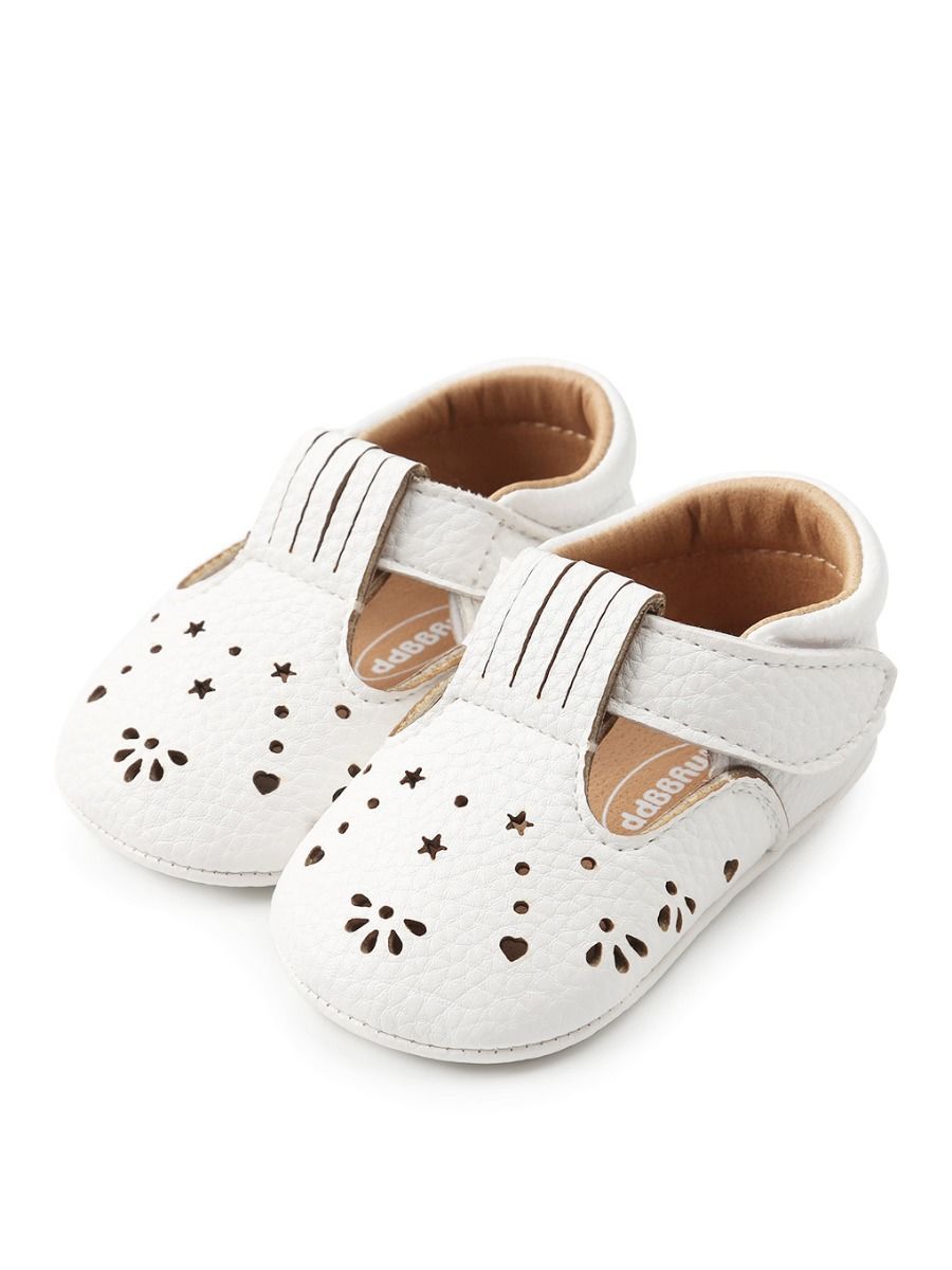 Trendy Infant Girl Walking Shoes Velcro Non-Slip Crib Shoes - dianjiang-