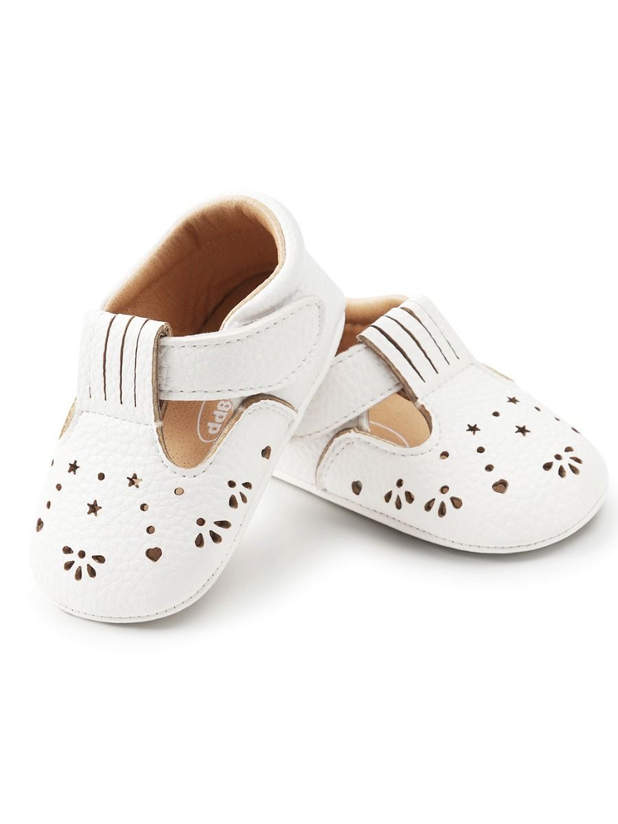 Trendy Infant Girl Walking Shoes Velcro Non-Slip Crib Shoes - dianjiang-