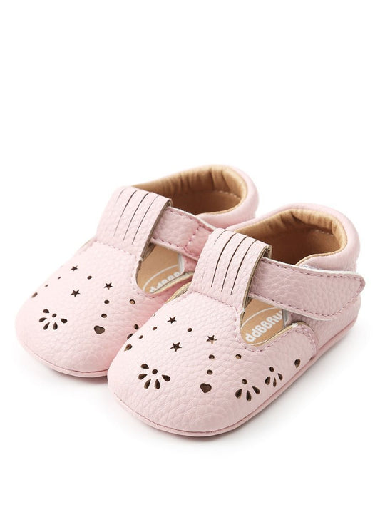 Trendy Infant Girl Walking Shoes Velcro Non-Slip Crib Shoes - dianjiang-