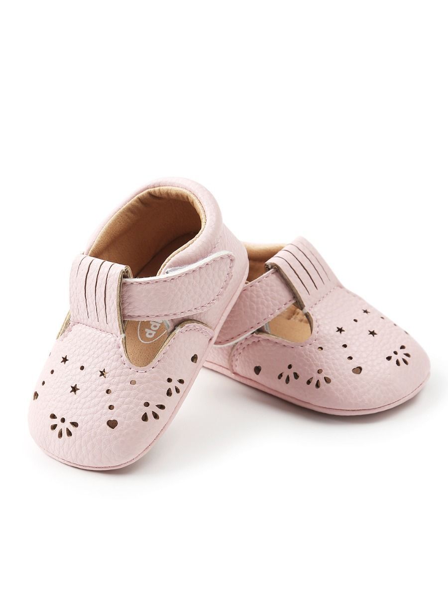 Trendy Infant Girl Walking Shoes Velcro Non-Slip Crib Shoes - dianjiang-