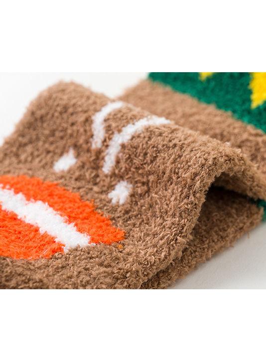 4-PACK Christmas Gift Family Matching Thememid-calf Length Socks - dianjiang-