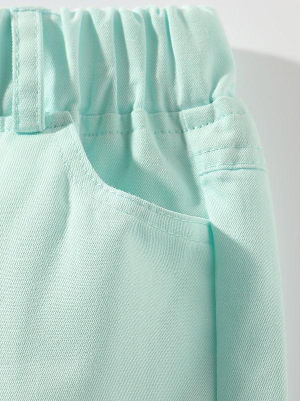 4-Piece Hawaii Style Baby Toddler Boy Outfit Shirt Matching Bowtie+Suspender Shorts - dianjiang-