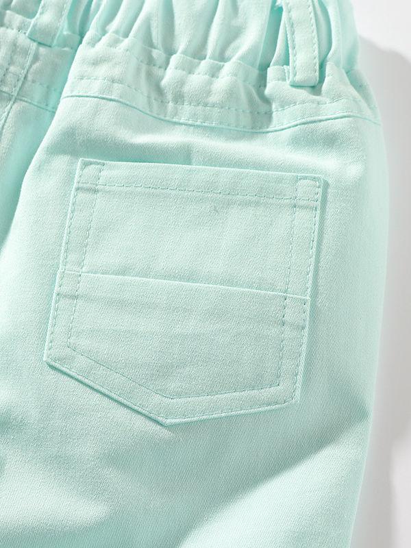 4-Piece Hawaii Style Baby Toddler Boy Outfit Shirt Matching Bowtie+Suspender Shorts - dianjiang-