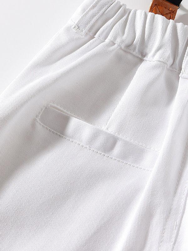 4-Piece Hawaii Style Baby Toddler Boy Outfit Shirt Matching Bowtie+Suspender Shorts - dianjiang-