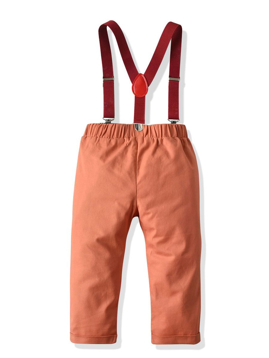 Trendy 4-Piece Boys Christmas Party Outfits 2-Color - dianjiang-