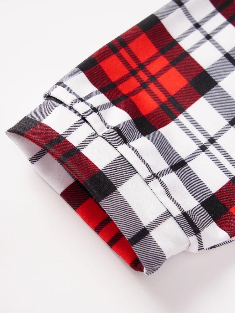 4-Piece Xmas Theme Baby Outfits Bodysuit and Pants and Hat and Headband - dianjiang-