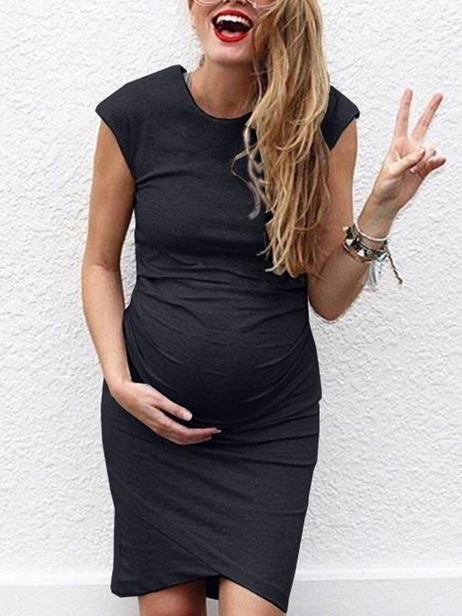 Plus Size Women Sexy Pregnant Belly Dress - dianjiang-