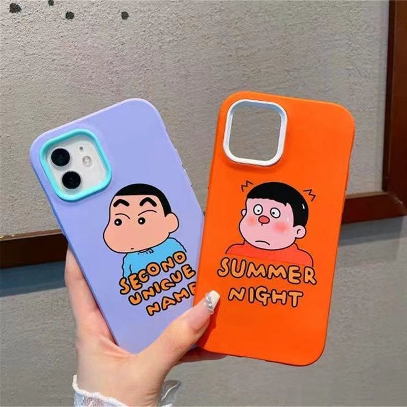 日本のタイドブランドドラえもん漫画スリーインワンiPhone液体電話ケース - dianjiang-