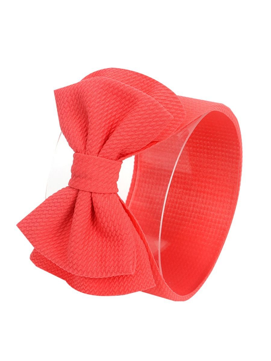 Adorable Baby Little Kids Solid Color Bow Hair Band - dianjiang-