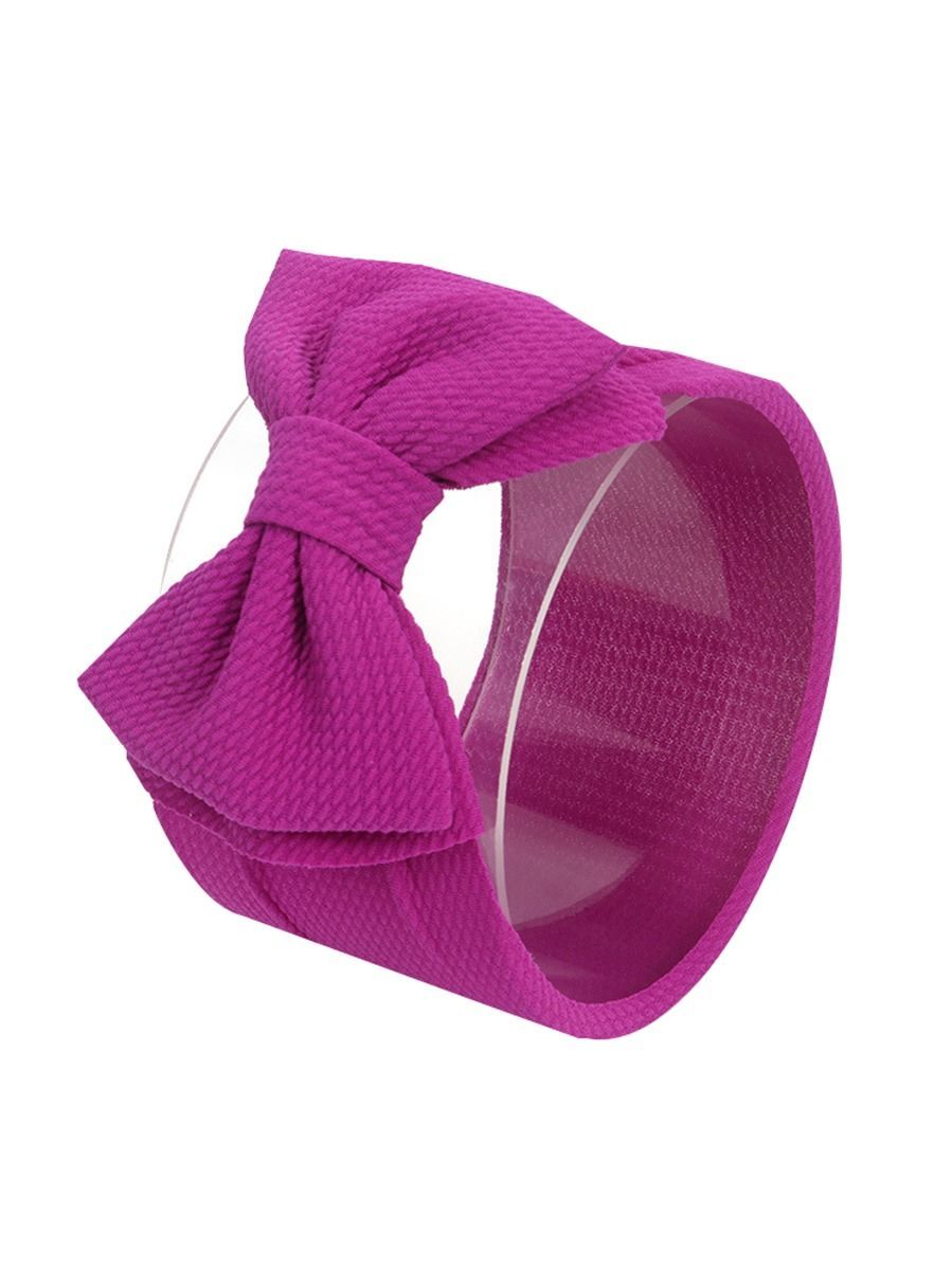 Adorable Baby Little Kids Solid Color Bow Hair Band - dianjiang-