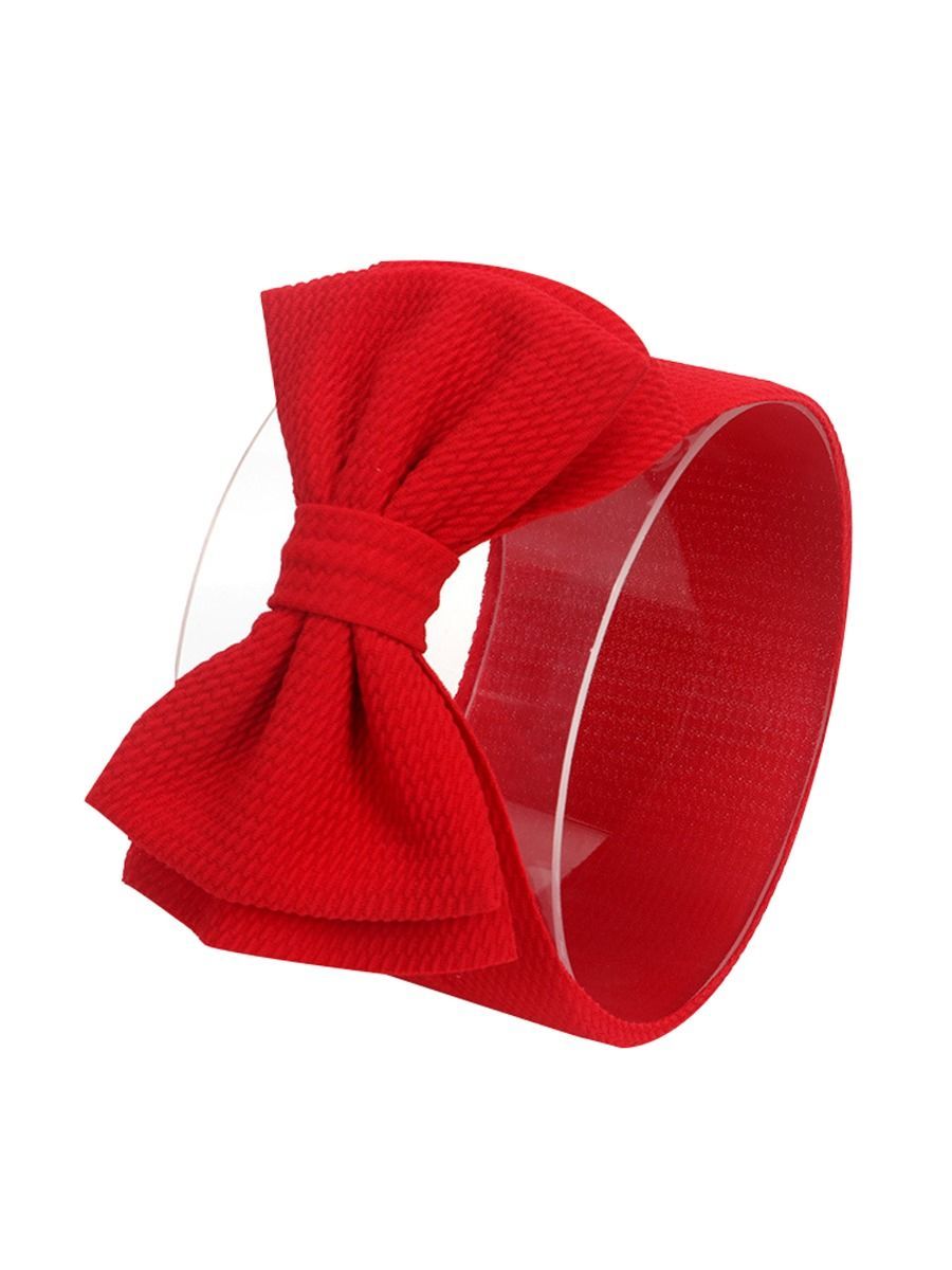 Adorable Baby Little Kids Solid Color Bow Hair Band - dianjiang-
