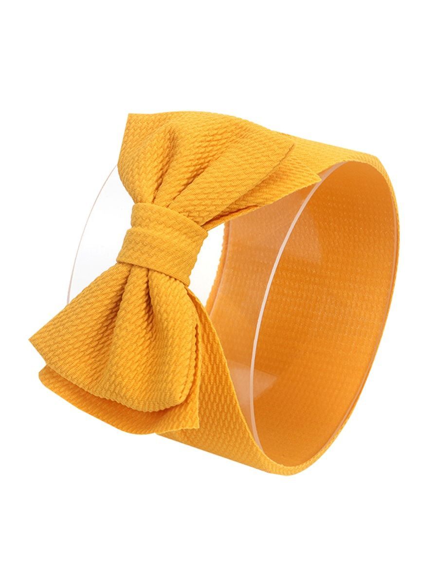 Adorable Baby Little Kids Solid Color Bow Hair Band - dianjiang-
