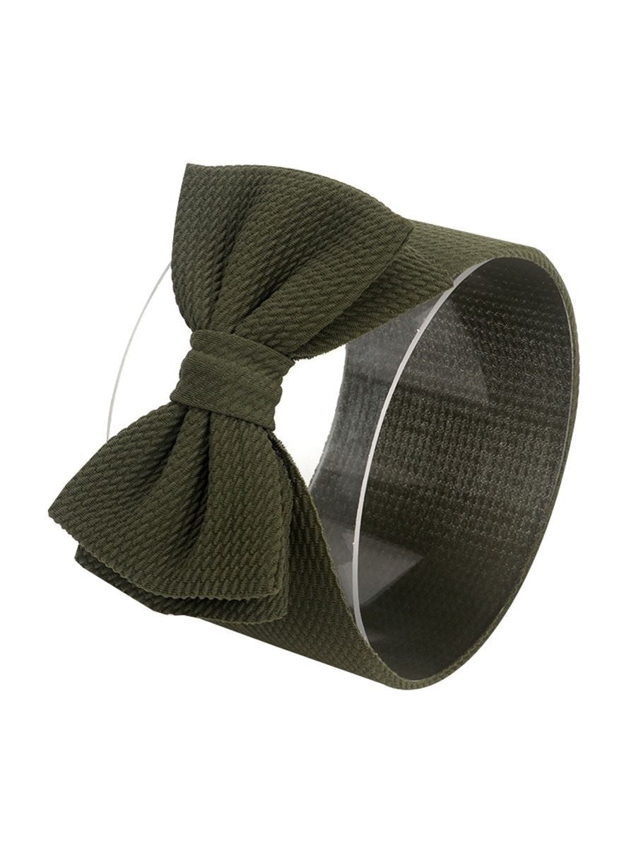Adorable Baby Little Kids Solid Color Bow Hair Band - dianjiang-