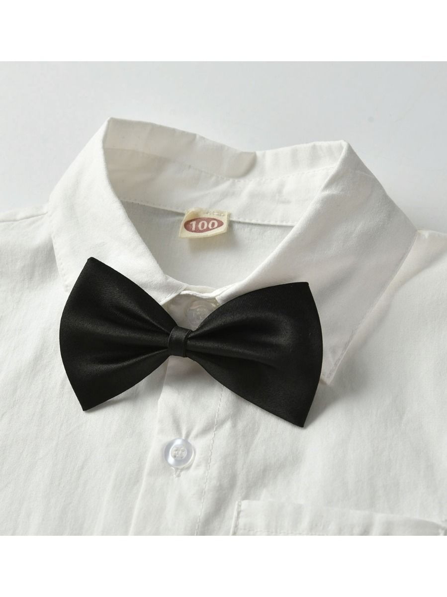 5-Piece Fashion Toddler Boy Gentleman Party Wear Outfits - dianjiang-