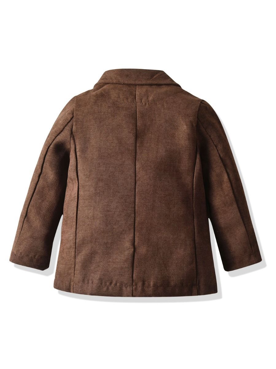 5-Piece Fashion Toddler Boy Gentleman Party Wear Outfits - dianjiang-