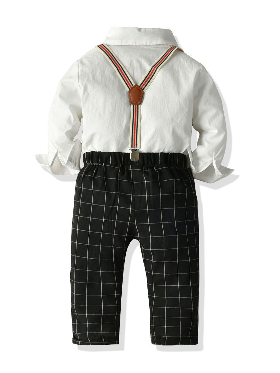 5-Piece Fashion Toddler Boy Gentleman Party Wear Outfits - dianjiang-