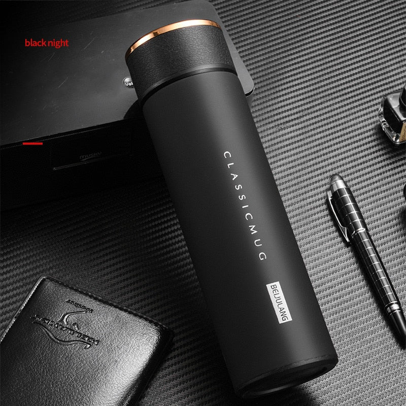 500ML Thermos Vacuum Flasks Temperature Display 304Stainless Steel My Hot Water Bottle Travel Coffee Mug Tea Milk Mug Thermo cup - dianjiang-