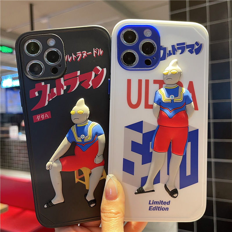 日本のタイドブランドステレオクリエイティブウルトラマンiPhoneケース - dianjiang-