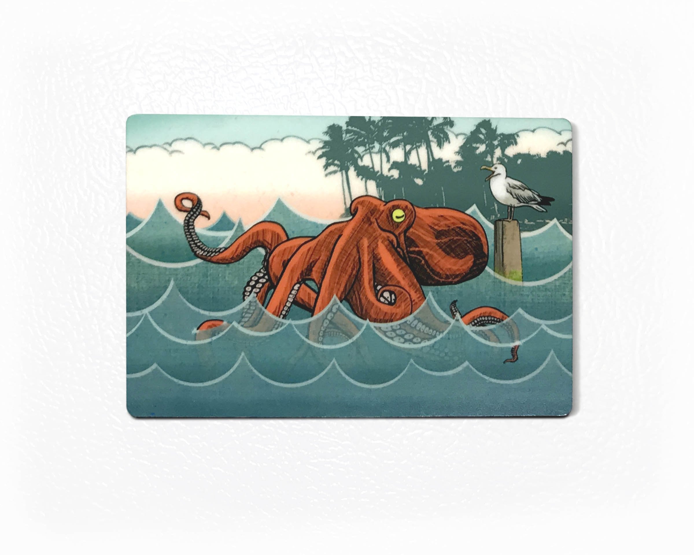 Octopus Fridge Magnet - dianjiang-