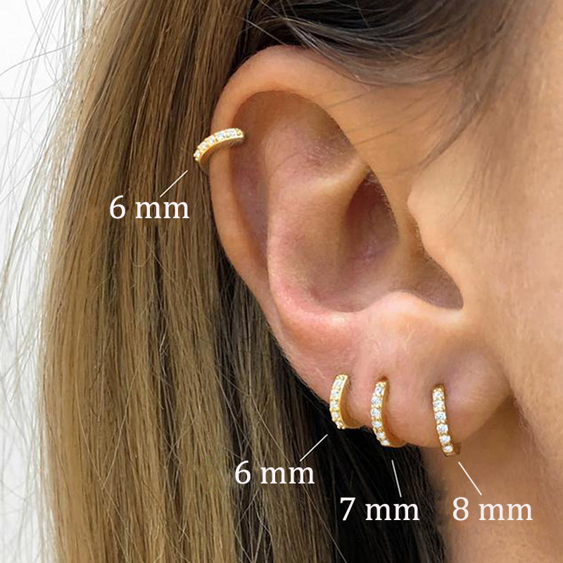 Minimalist Hoop Earrings - dianjiang-