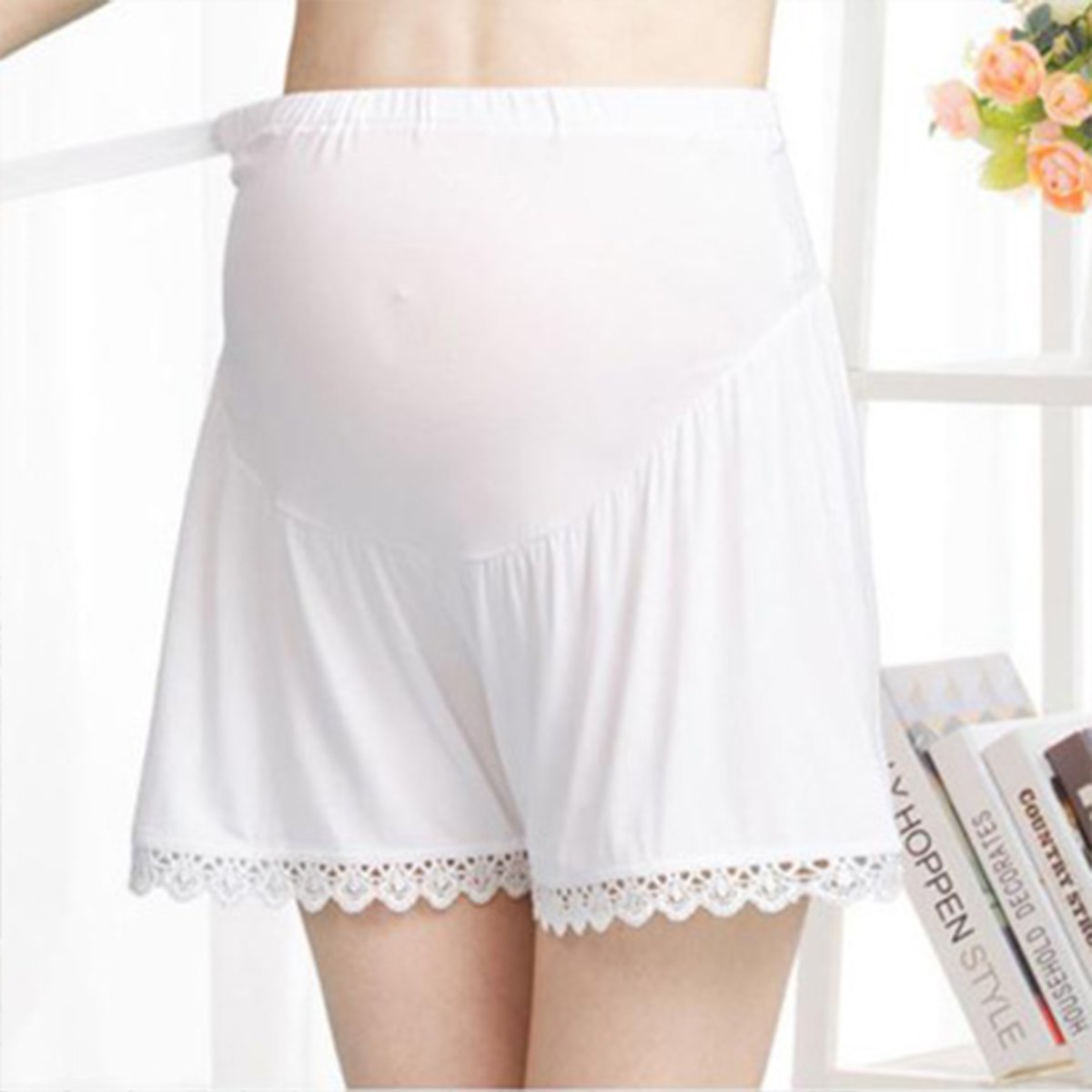 Anti-Glare Thin Loose Maternity Bottom - dianjiang-