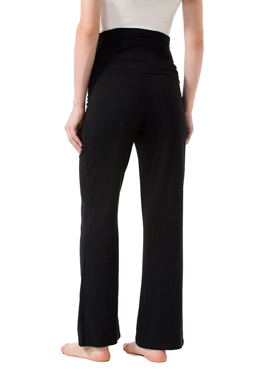 Maternity Wide Straight Tube Comfortable Stretch Trousers - dianjiang-