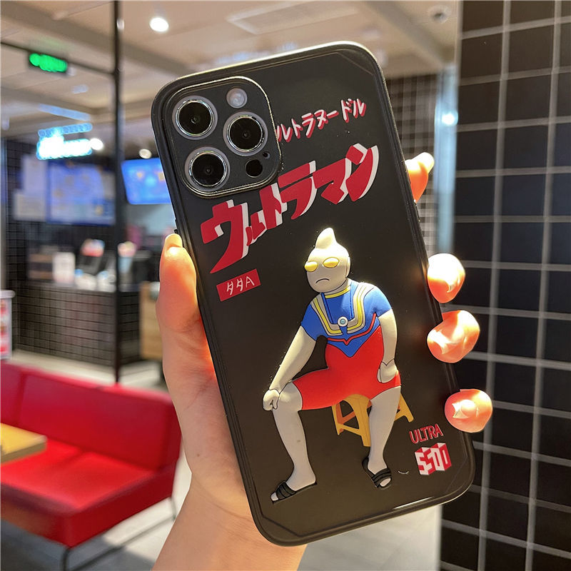 日本のタイドブランドステレオクリエイティブウルトラマンiPhoneケース - dianjiang-