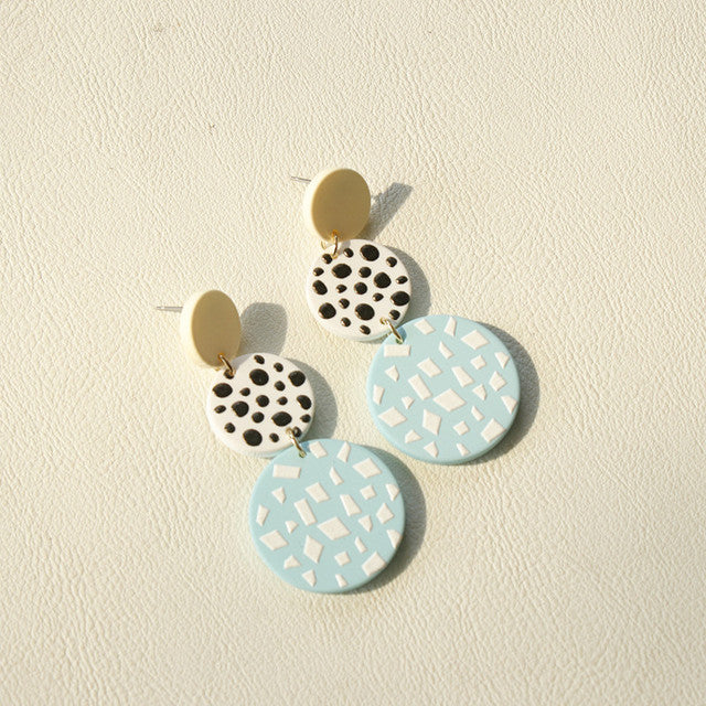 Acrylic Clay Earrings - dianjiang-