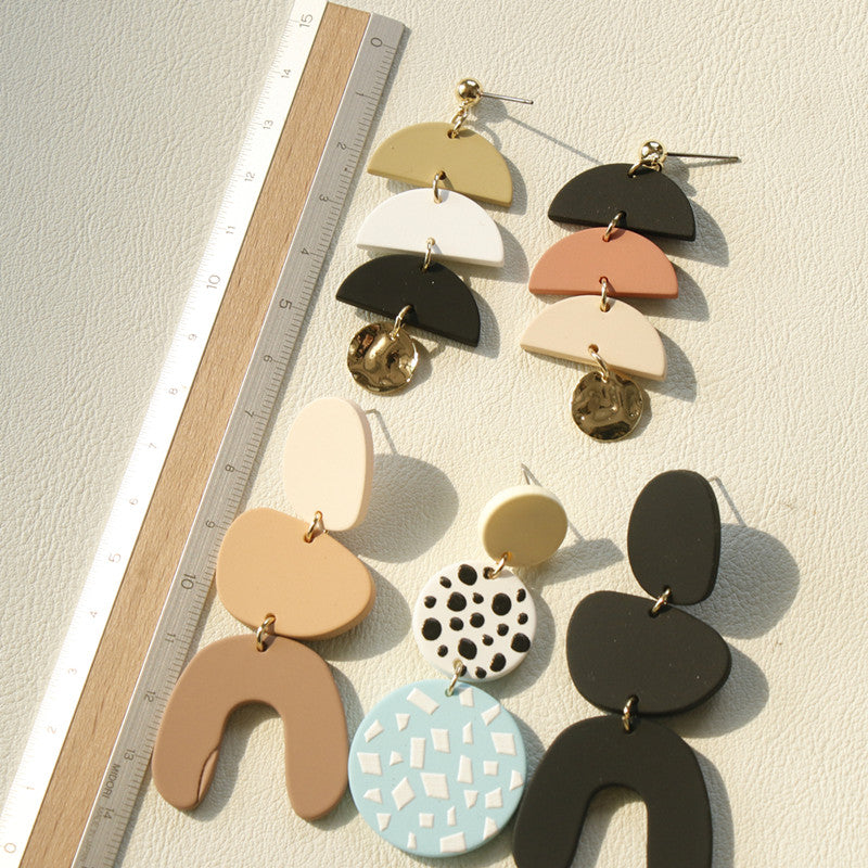 Acrylic Clay Earrings - dianjiang-