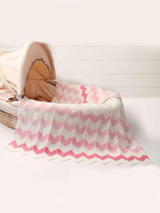 Rhombus Plaids Warp Knitted Acrylic Blanket - dianjiang-