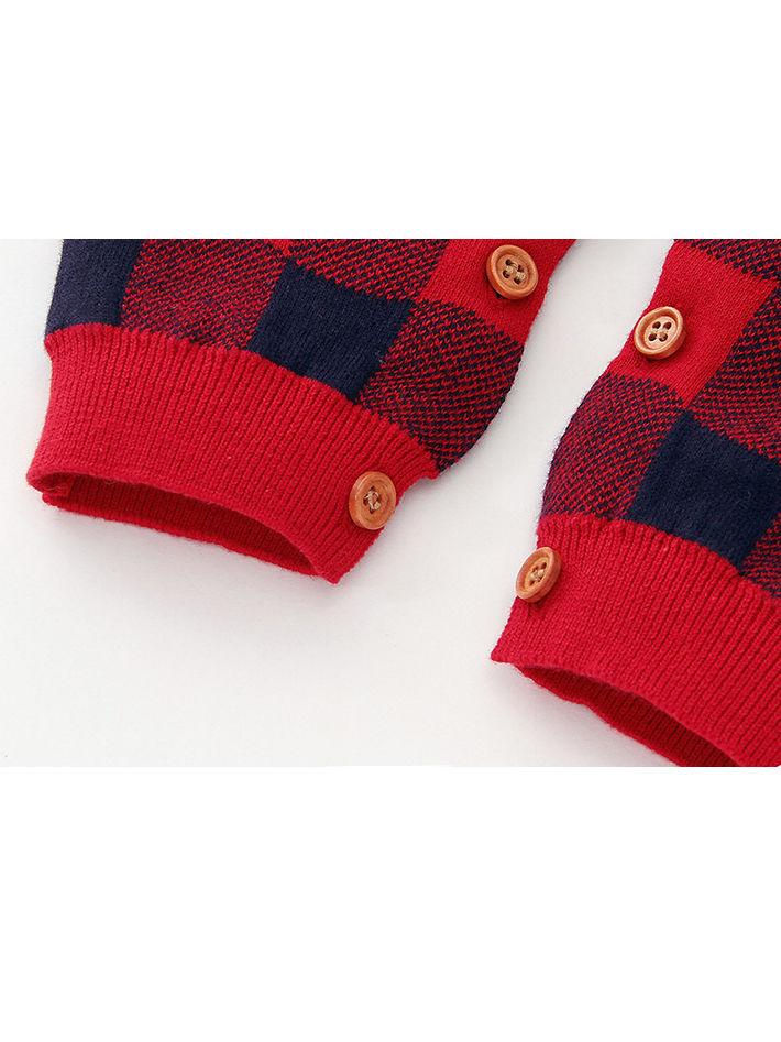 Adorable Baby Christmas Deer Crochet Jumpsuit - dianjiang-