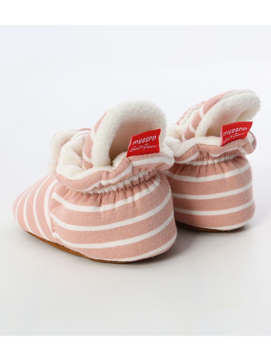 Adorable Baby Stripe Furry Pre-walker Shoes - dianjiang-