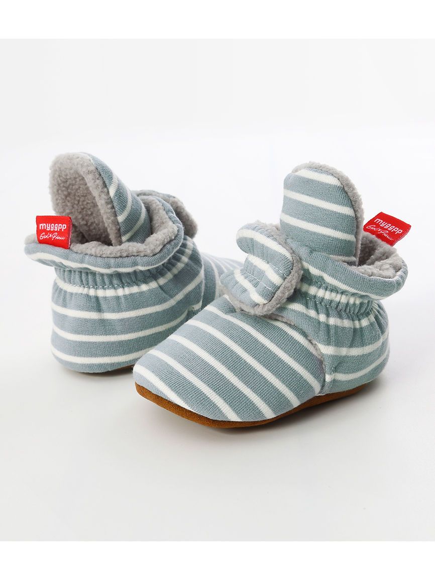Adorable Baby Stripe Furry Pre-walker Shoes - dianjiang-