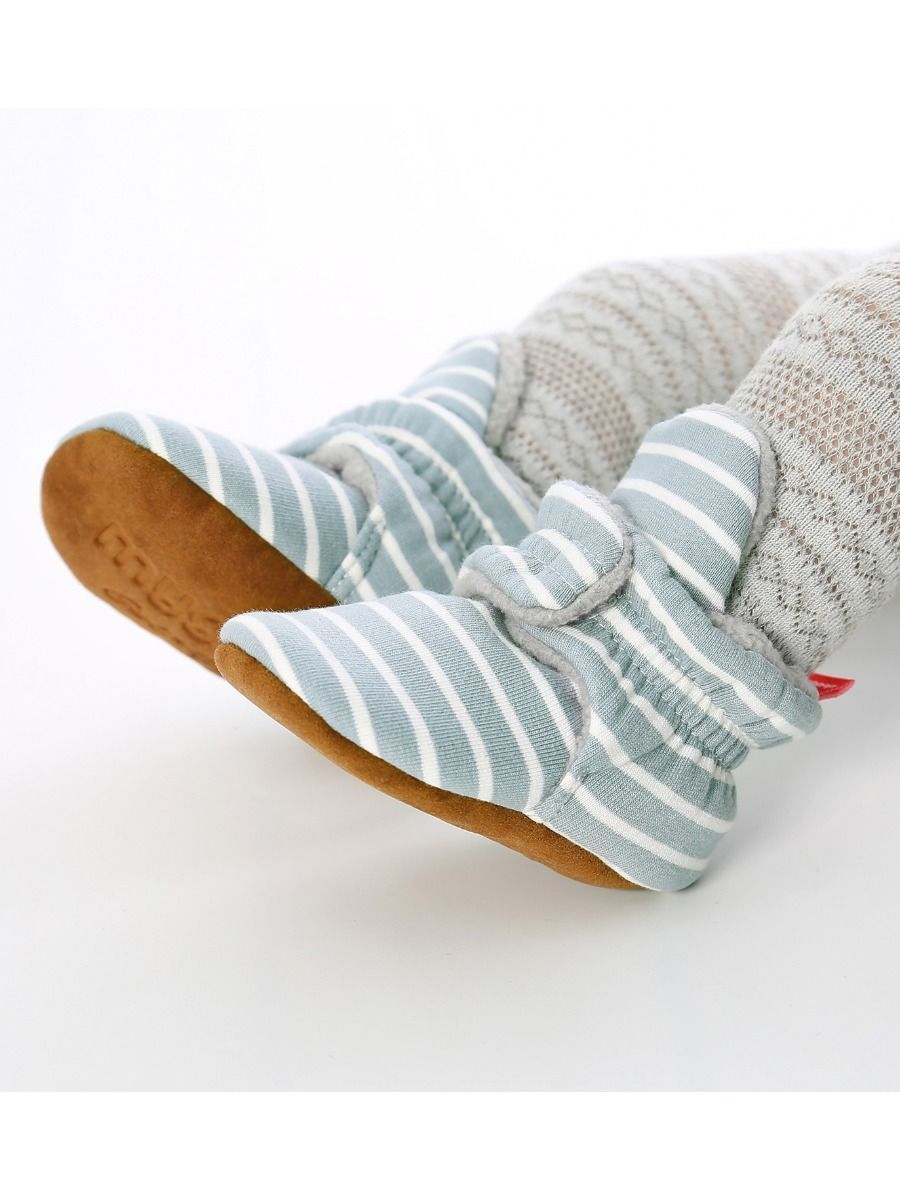 Adorable Baby Stripe Furry Pre-walker Shoes - dianjiang-