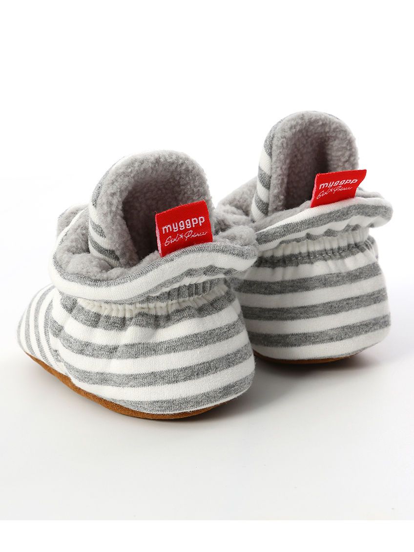 Adorable Baby Stripe Furry Pre-walker Shoes - dianjiang-