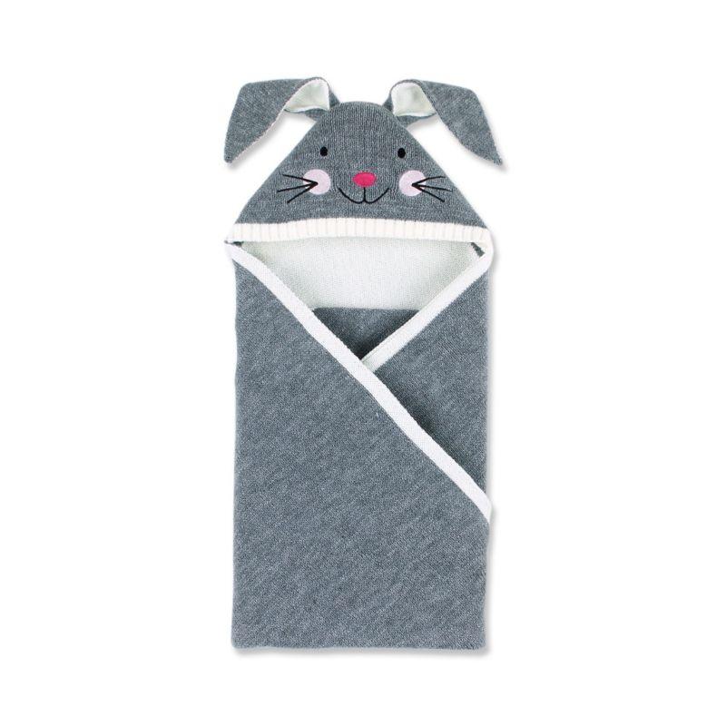 Adorable Bunny Baby Knit Blanket - dianjiang-