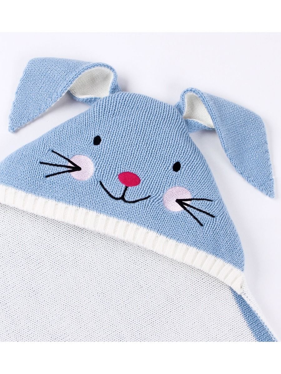 Adorable Bunny Baby Knit Blanket - dianjiang-