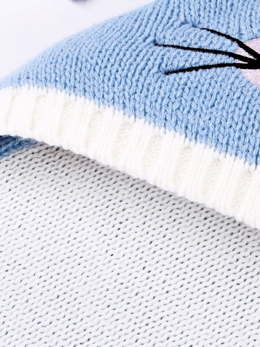 Adorable Bunny Baby Knit Blanket - dianjiang-