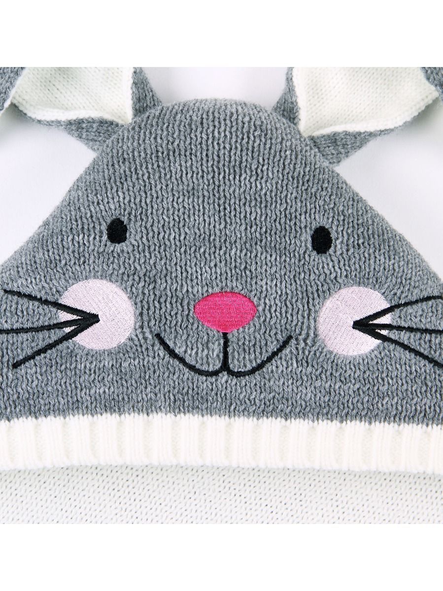 Adorable Bunny Baby Knit Blanket - dianjiang-