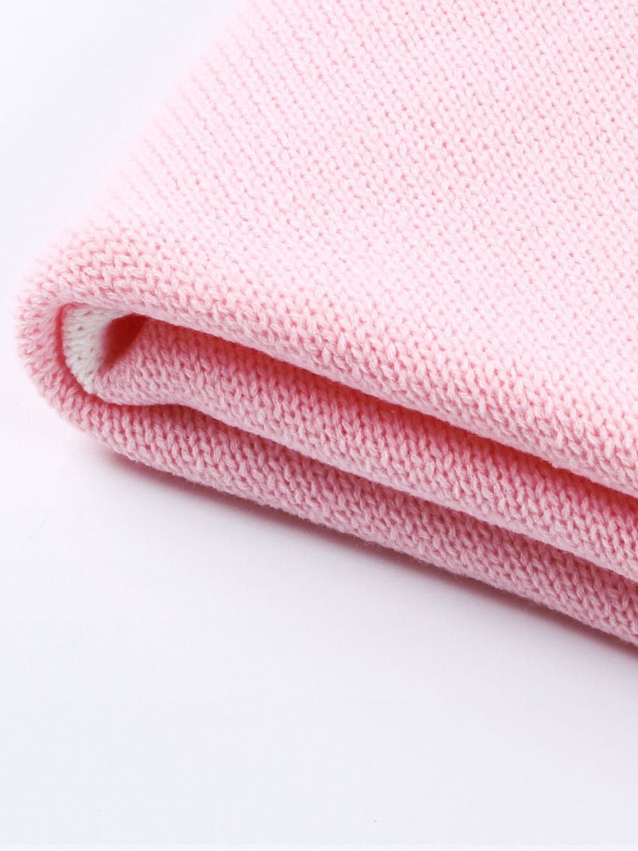 Adorable Bunny Baby Knit Blanket - dianjiang-